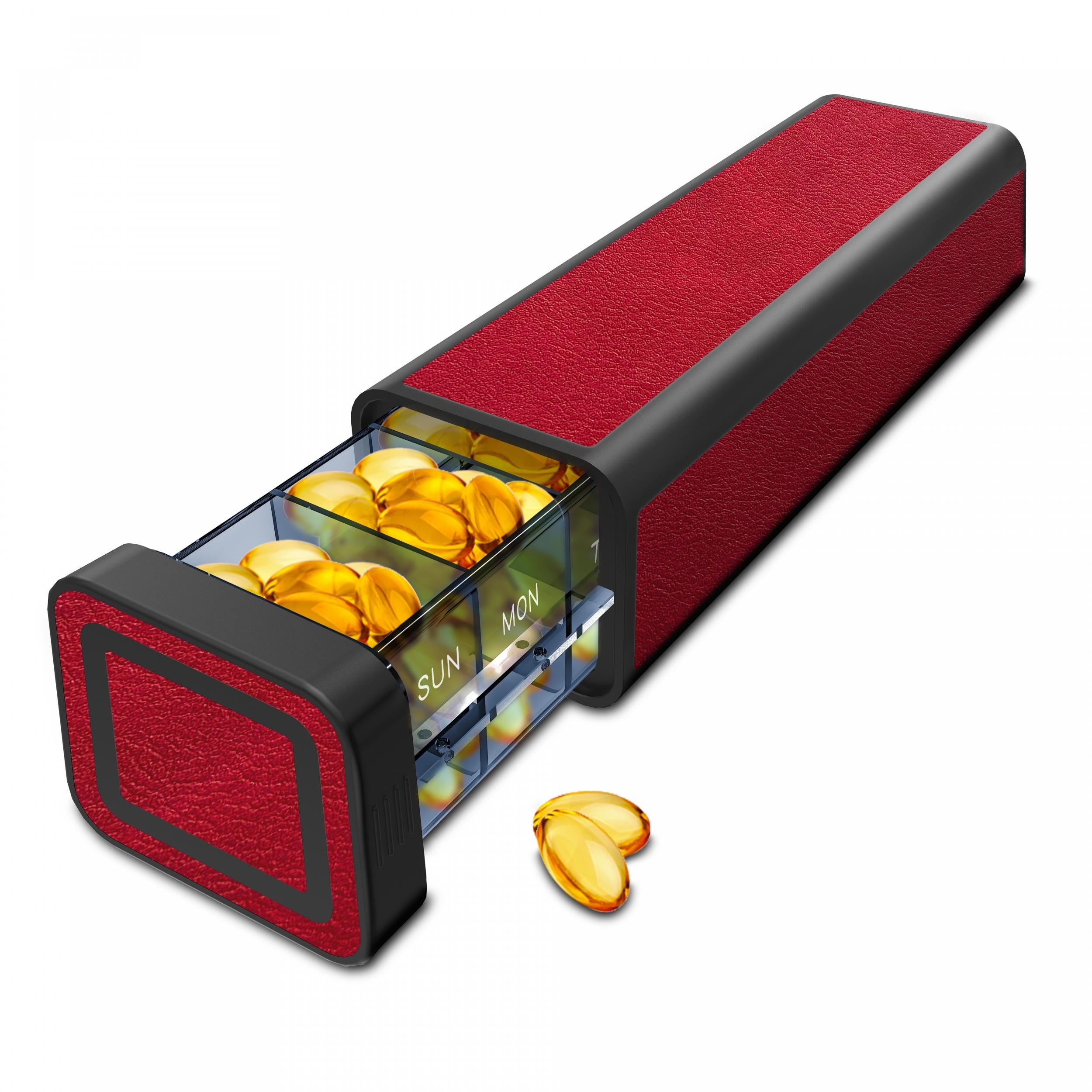 7-Week Pill Box with Large Capacity, Easy Dosage Control