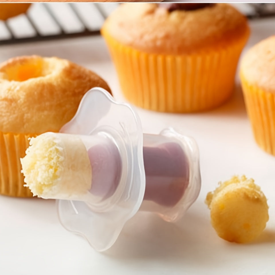 5pcs Cupcake Corer And Filler Reusable Cake Baking Tool
