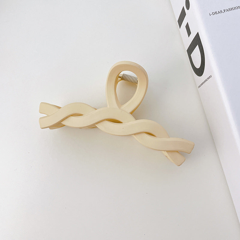 Brown Acetate Hair Claw Clip Strong Hold Grip for Thick Hair
