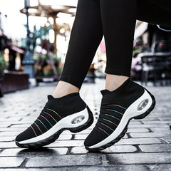 Women's Mesh Breathable Tennis Sports Shoes Lightweight Travel Shoes