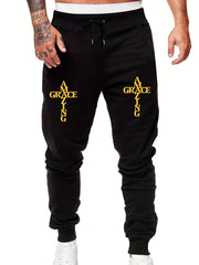 Men's Drawstring Sweatpants Casual Jogger Pants