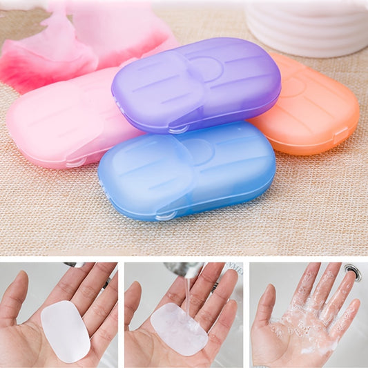 20pcs Travel Portable Disposable Soap in Box