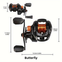 HISTAR 1pc Baitcasting Reel 7.1:1 Gear Ratio Fishing Tackle
