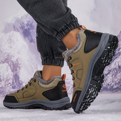 Plush Lined Furry Snow Boots Non Slip Snow Shoes