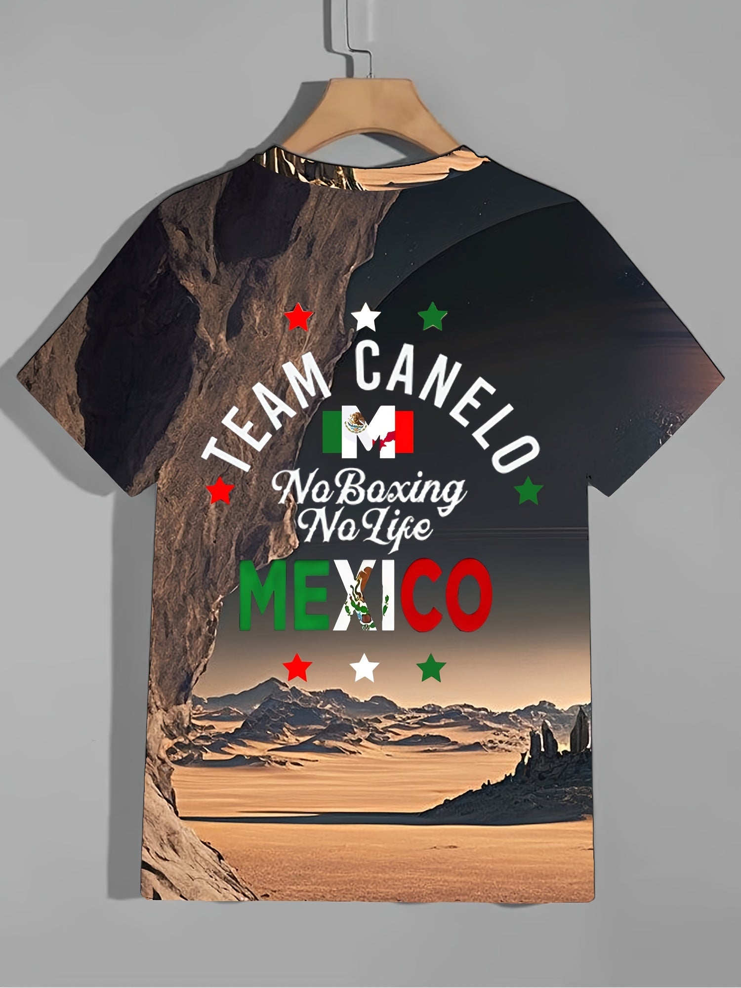 TEAM CANELO MEXICO Print Men's Graphic T-shirt