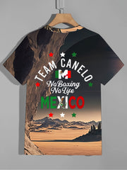 TEAM CANELO MEXICO Print Men's Graphic T-shirt