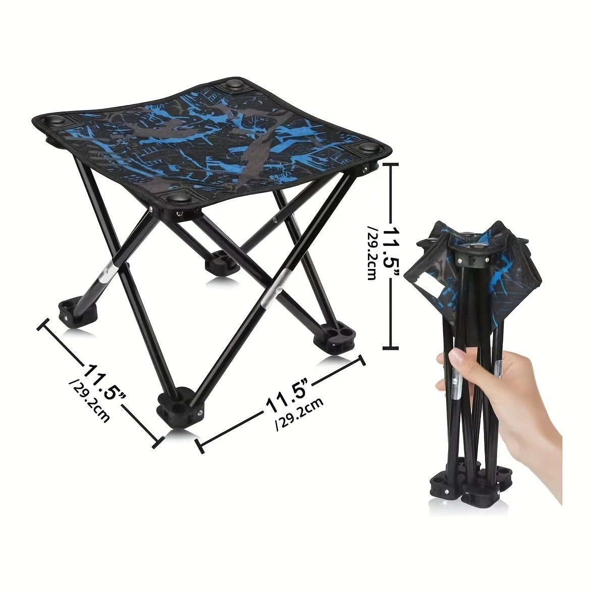Portable Folding Stool with Carry Bag for Outdoor Activities