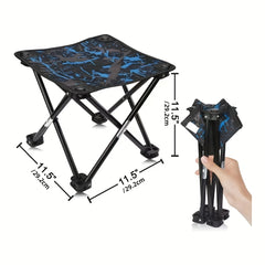 Portable Folding Stool with Carry Bag for Outdoor Activities