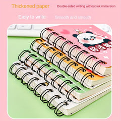 Cartoon Panda Coil Book Portable Pocket Notepad