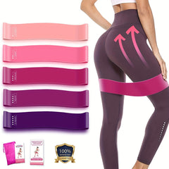 Resistance Loop Exercise Bands Set - Fitness & Physical Therapy Elastic Bands