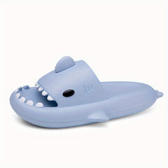 Men's Shark Lightweight Non Slip Open Toe Quick Drying Slides