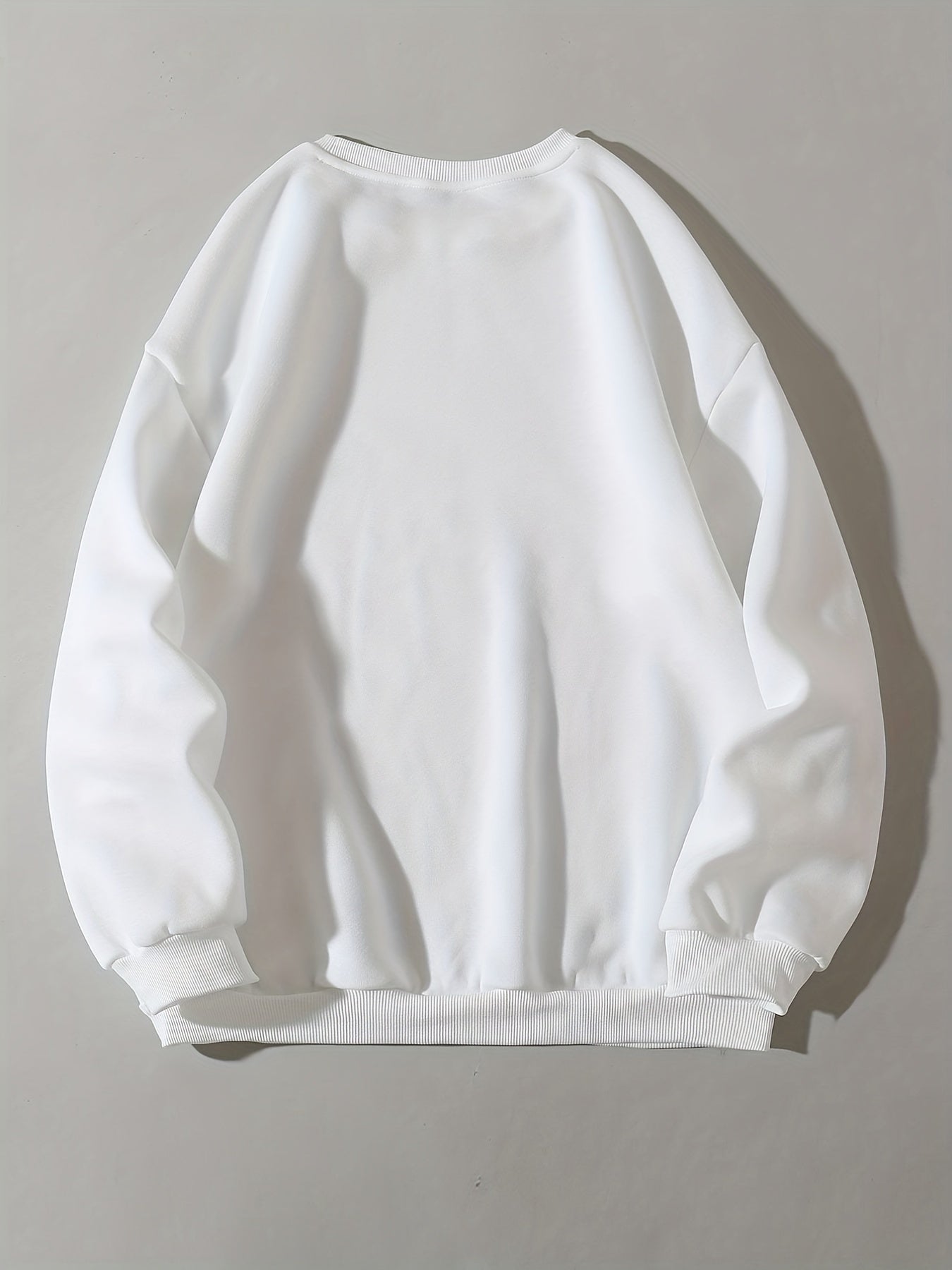 Letter Print Crew Neck Sweatshirt Casual Long Sleeve Sweatshirt