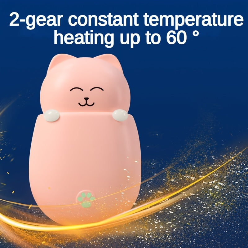 Mini 1200MAh Hand Warmer Wireless Colorful Lights Outdoor Winter Activities