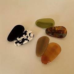 2pcs Acetate Hair Clip French Barrette Side Clip Bangs Clip