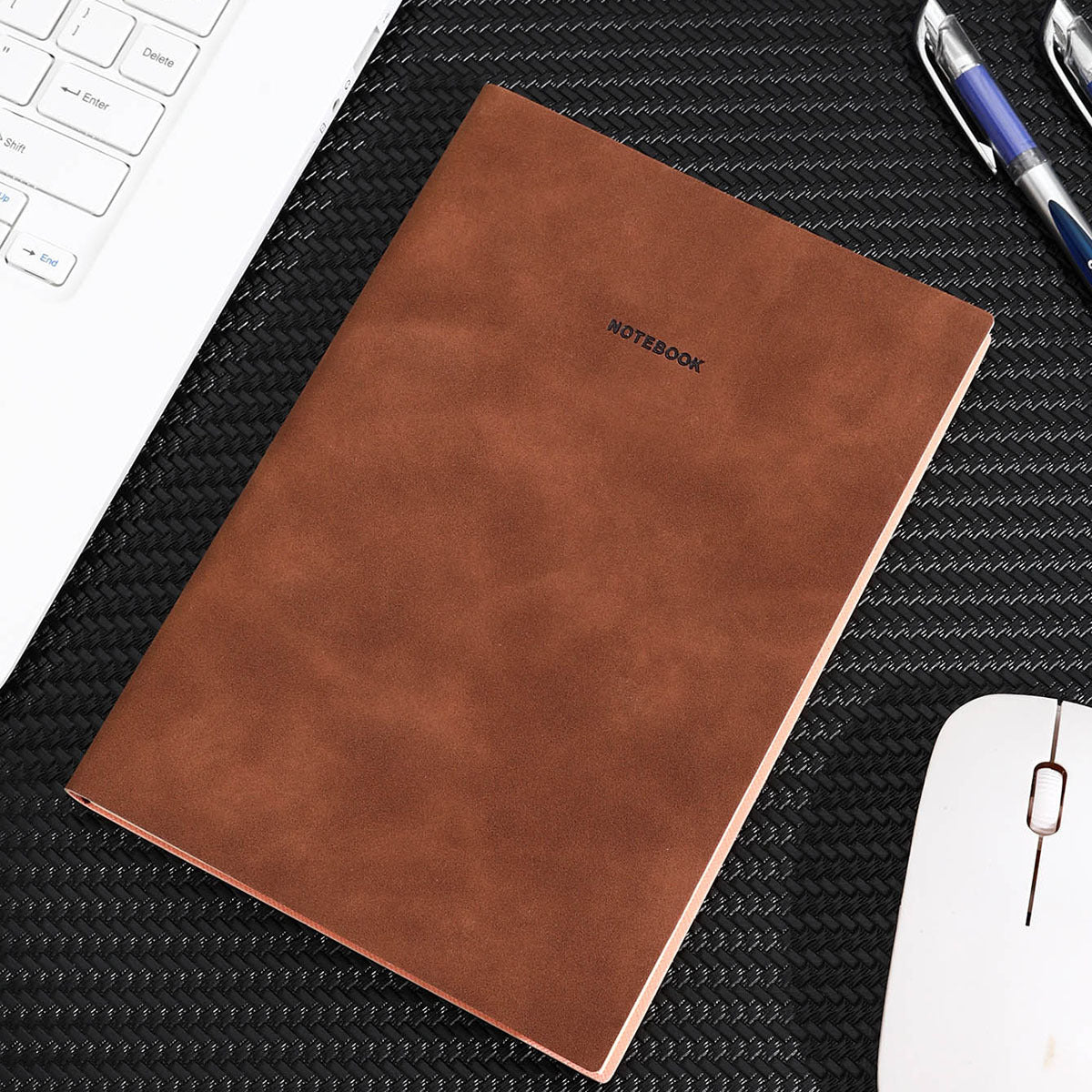 Soft Leather Cover Notepad 120 Pages