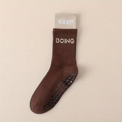 Colorblock Sports Socks Women's Stockings & Hosiery
