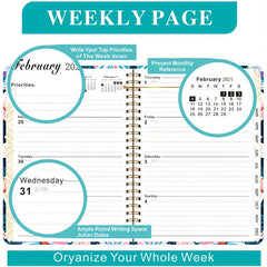 Planner 15 X 21 12 Months Daily Weekly Monthly Planner
