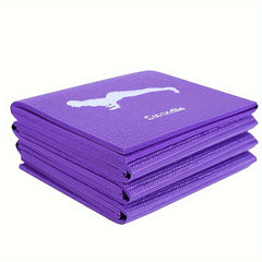 Portable Foldable Yoga Mat Non-slip Thickened Mat for Indoor Fitness Pilates