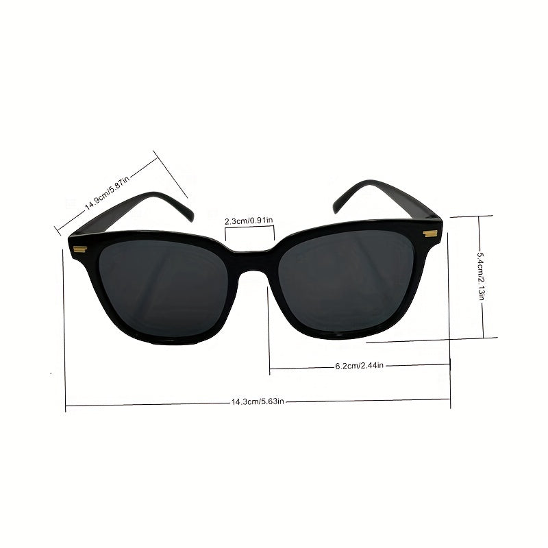 Square Sunglasses Casual Anti Glare UV400