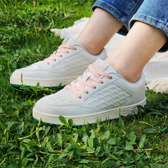 Women's Lace up Comfort Skate Shoes, Non-Slip Outdoor Footwear