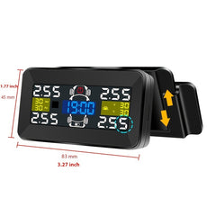 Jansite Car TPMS Wireless Tire Pressure Monitoring System Solar Power