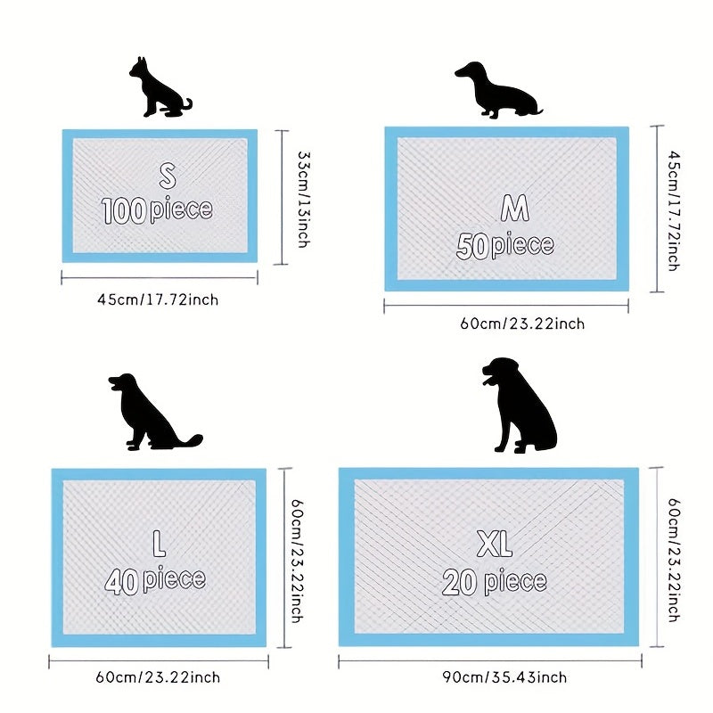 Disposable Dog Pee Pads Highly Absorbent Diaper Pads - Pet Cleaning Supplies