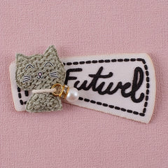 3PCS 3D Printing Letter Cloth Stickers For Girls