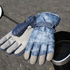 Touch Screen Skiing Gloves Thickened Liner Windproof Waterproof