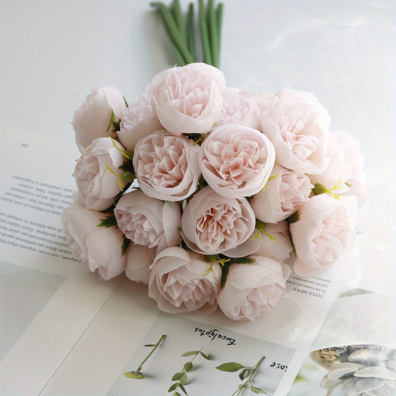Heads Artificial Flowers Oxidation Resistance Home Wedding Decor