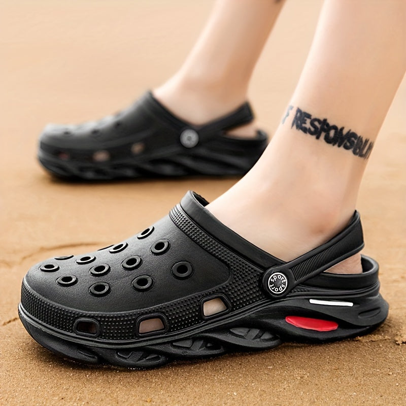 Unisex Platform Clogs Hollow Out Garden Shoes