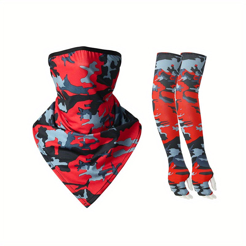Summer Ice Silk Neck Gaiter Outdoor Sports Cycling Sleeve Cover