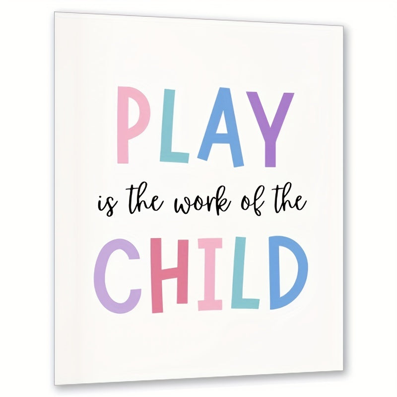 Child Play Therapy Montessori Poster