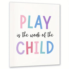 Child Play Therapy Montessori Poster