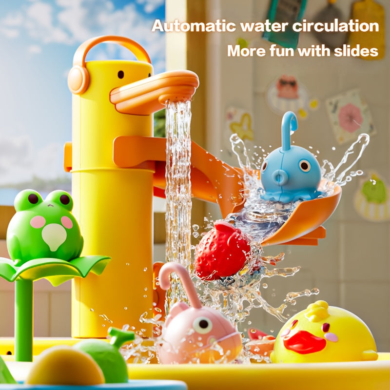 Kids' Water Play Kitchen Sink Toy with Automatic Water Circulation