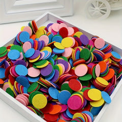 150pcs Felt Circle Set for DIY Sewing & Decorations