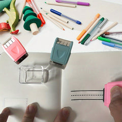 Handwriting Lines Practice Roller Stamp Self Inking Line Rolling Stamps