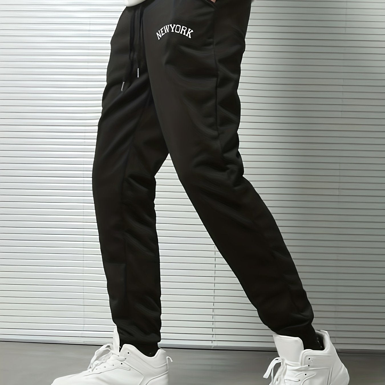 York Graphic Drawstring Joggers Men's Sweatpants