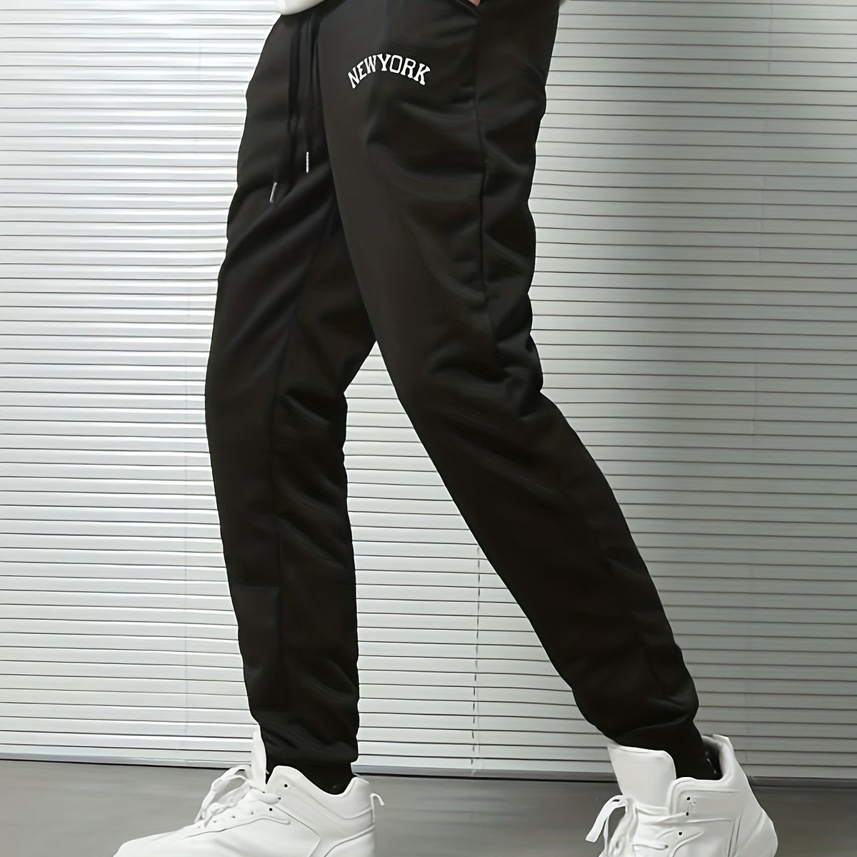 York Graphic Drawstring Joggers Men's Sweatpants