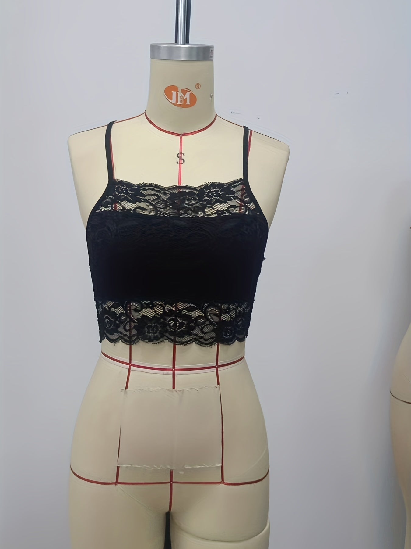 Lace Stitching Cami Lounge Top Sexy Trim Hollow Out Top