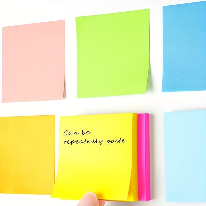 8 Pads Pop Up Sticky Notes 3x3 Bright Colors Self Stick Notes Adhesive Notes