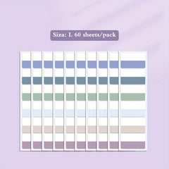Pack of 240 Adhesive Index Tabs for Notebooks
