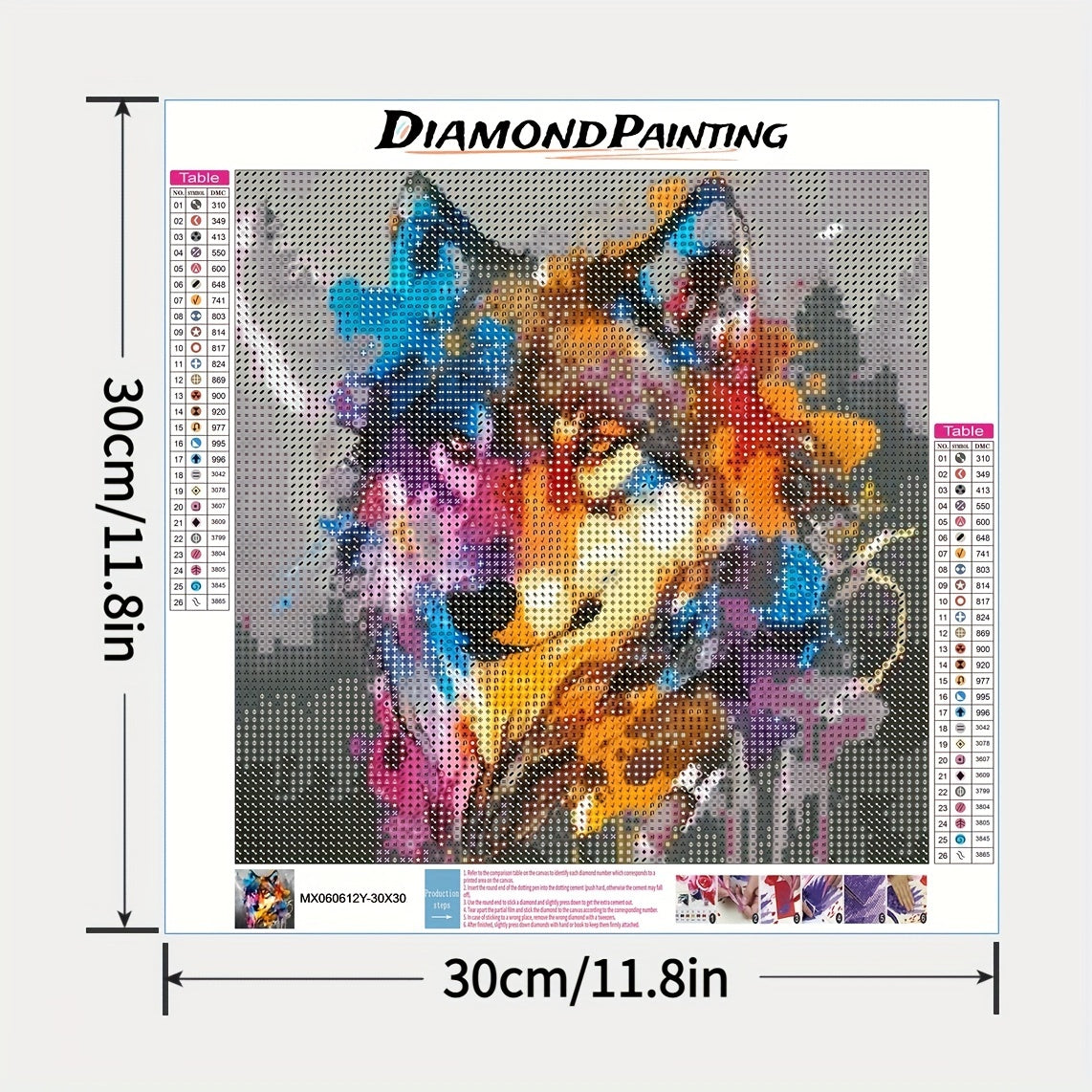 DIY 5D Diamond Painting Kit 11.8x11.8in - ASMR Educational Toy