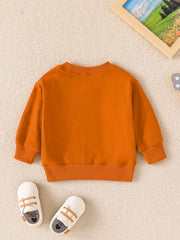 Baby Boys Casual Long Sleeve Pullover BABE Sweatshirt