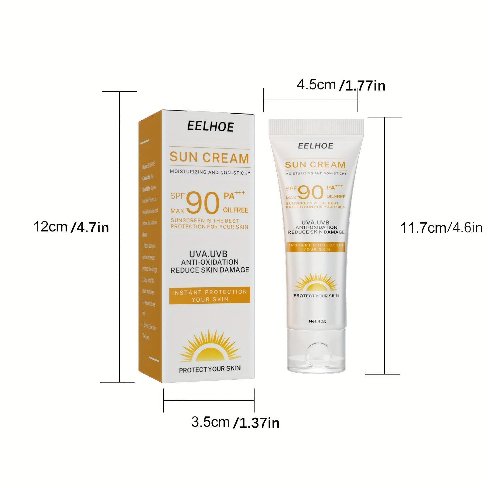 Facial Brightening Sun Cream for Radiant Glow & Skin Protection