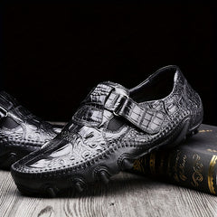 Men's Textured Loafer Shoes Non Slip Dress Shoes Spring Summer
