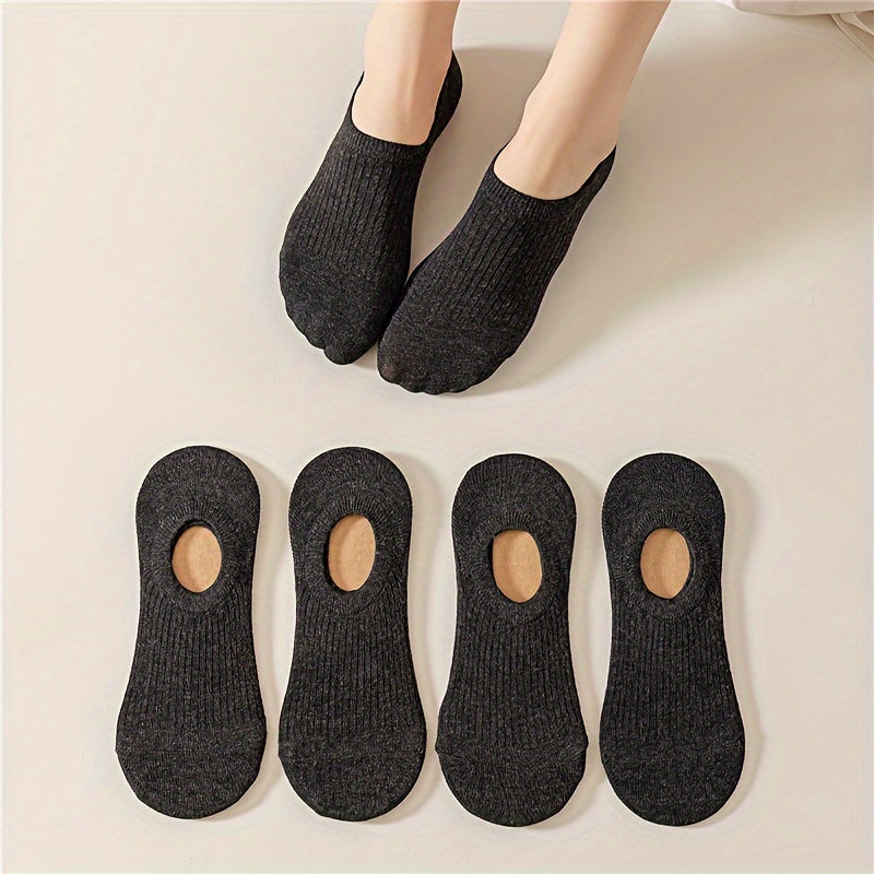 5 Pairs Soft Lightweight Ankle Socks Women's Stockings & Hosiery