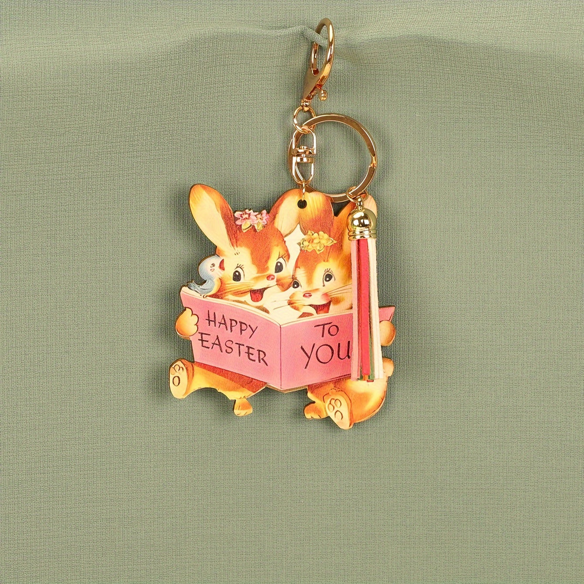 Squirrel Pendant Keychain for Car Keys Backpacks Wallets