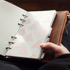 5pcs Star Leaf A5 A6 Loose Leaf Separator Page for Students & Office