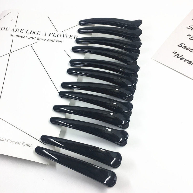 12pcs Snap Prong Hair Clips for Girls Hair Bows