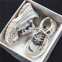 Men's Mesh Chunky Sneakers Dad Shoes Athletic Shoes